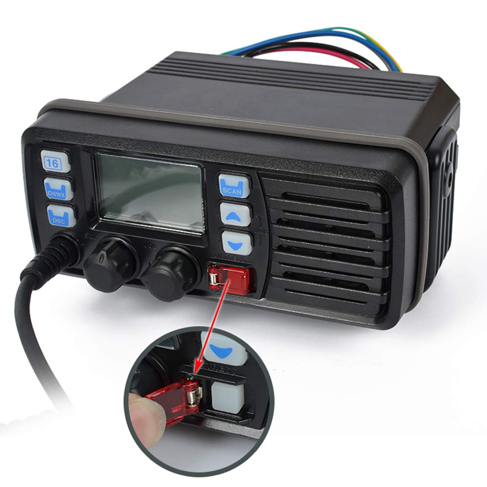 HYS TC-507 VHF Marine Radio IP-X7 impermeabile DSC incorporato