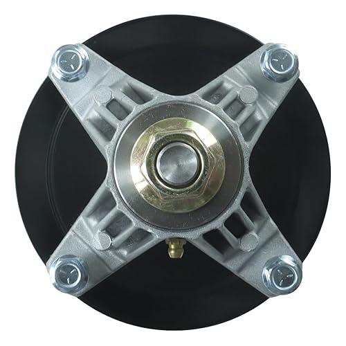 Miniatura 8 de Paquete de 2 conjuntos de husillo 918-06977A con polea tensora 756-05034A reemplazan 918-06977 para Cub Cadet XT1-LT46, XT2-LT46, Craftsman T225,