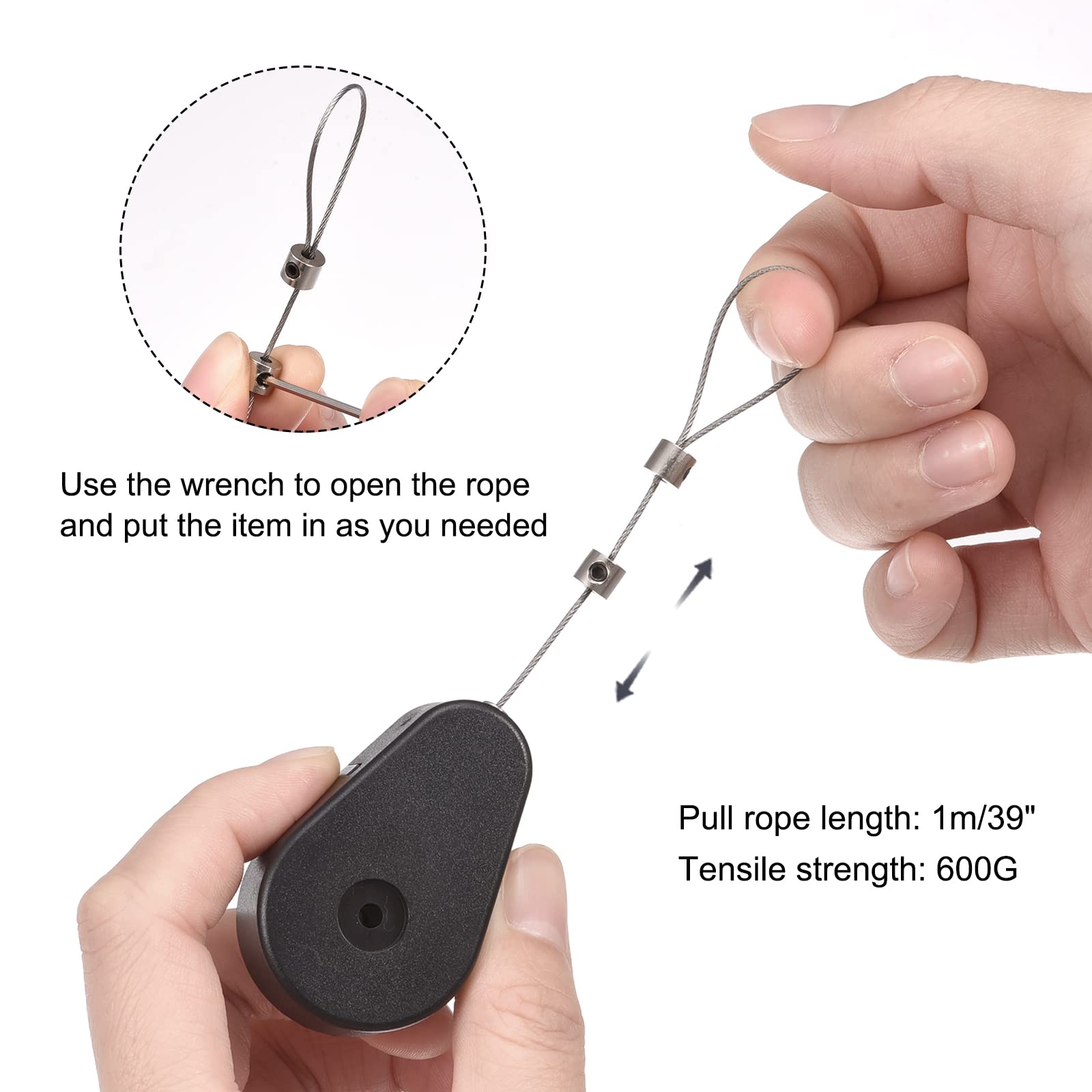 VERDANVERSE Laisse Rétractable Adhésive Pour Téléphone Et