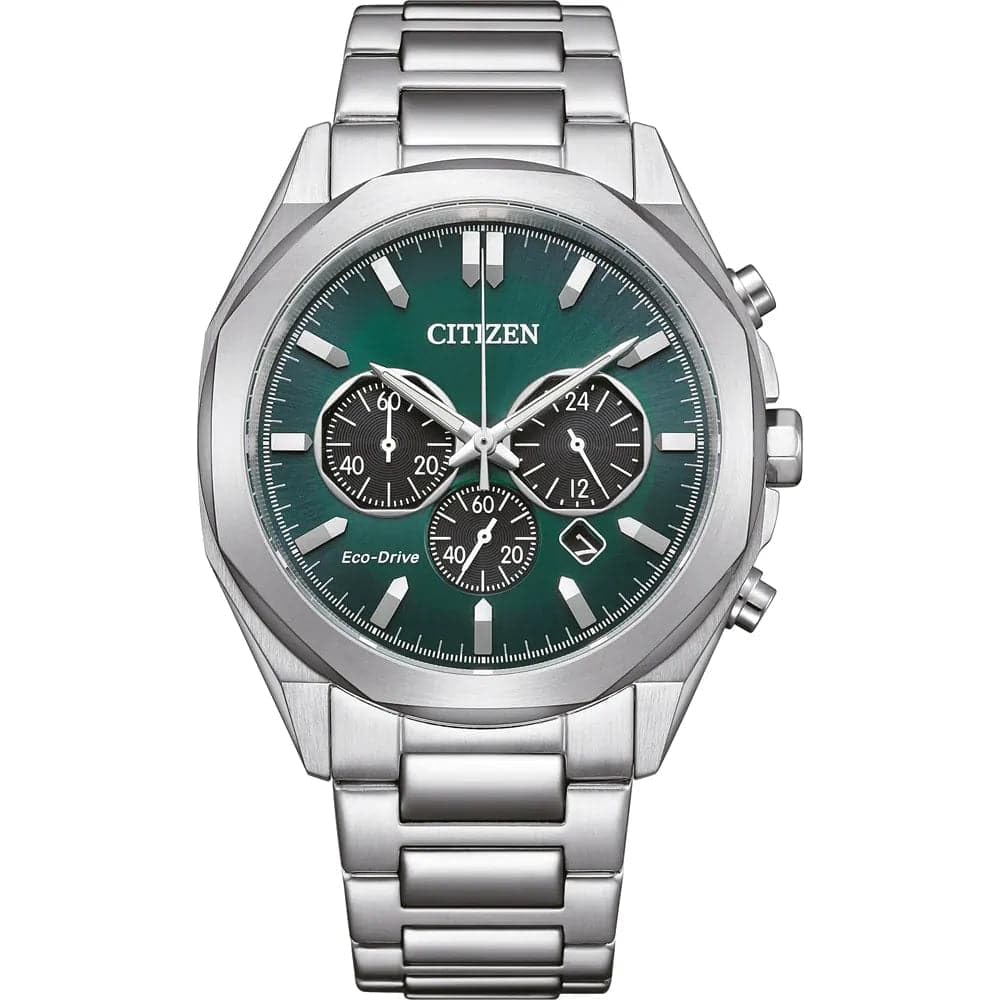 Citizen Men's Chronograph Eco-Drive Watch with Stainless Steel Strap CA4590-81X, Silver, Bracelet