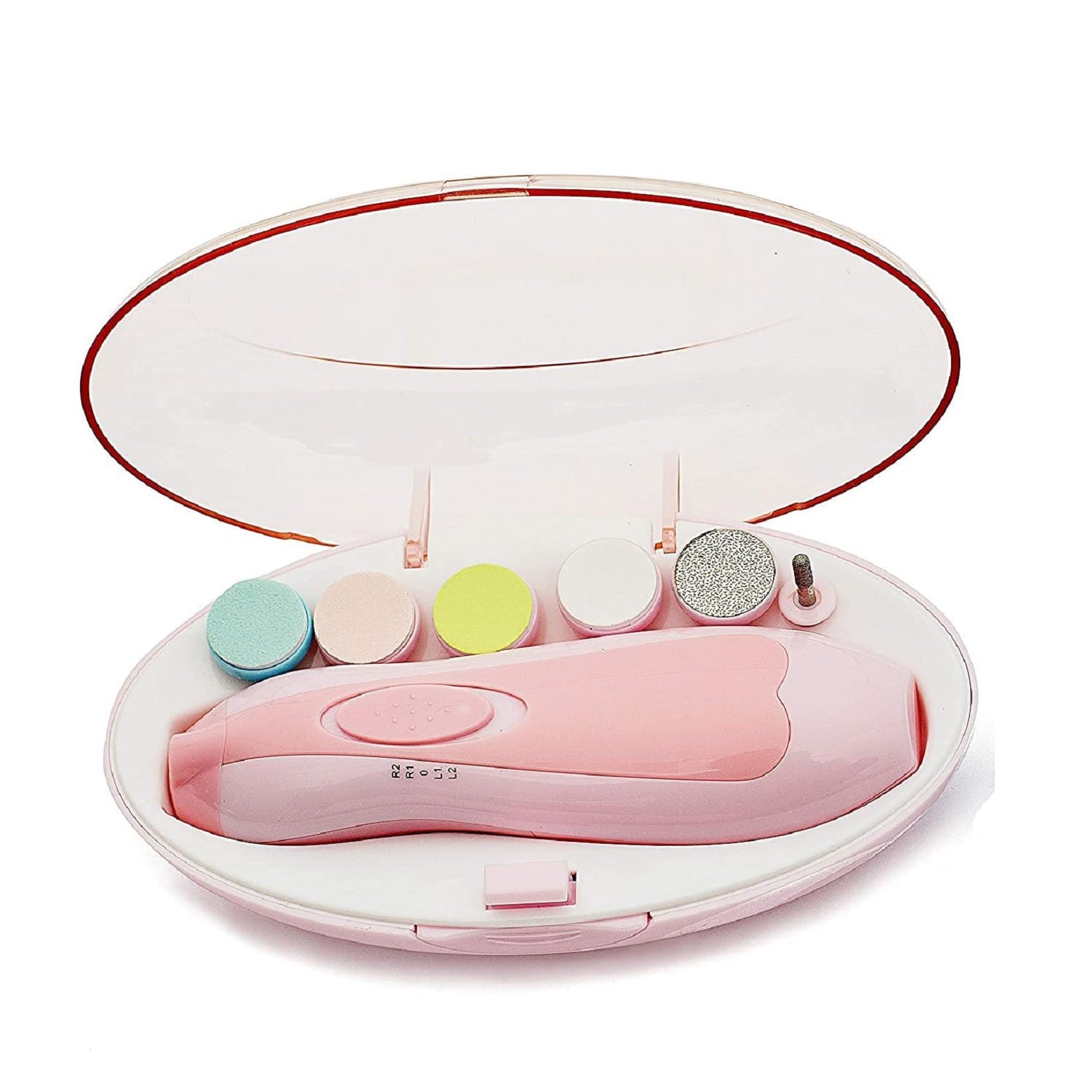 Shopfleet Baby Nail File Grinder Set Safe Nail Trimmer Kit for Kids Safe & Amp Effective Baby Manicure Manicure Tools (Multicolor,Pack of 1)-image-42
