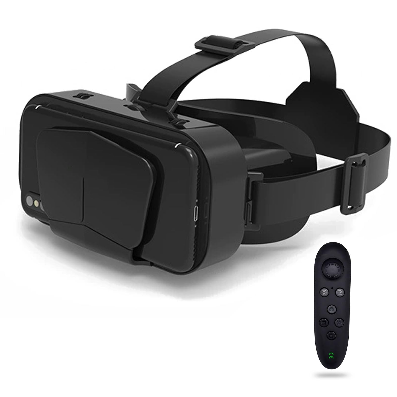 Gafas 3D de Realidad Virtual, Gafas VR, 3D VR Gafas de Realidad Virtual, Gafas 3D VR para Smartphone, Compatible 4.7-7.2 Inch' Smartphone Amplia compatibilidad por Android/iOS(F)