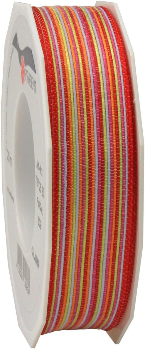 Präsent CALABRIA Ripped Texture Ribbon, Red, 40 mm-20 m