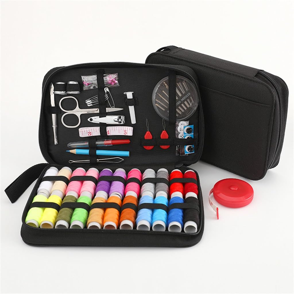 Kit de Costura portátil, Caja de Costura doméstica, Costura a Mano, Caja de Almacenamiento de Costura, Juego de Kit de Costura con Aguja de Coser