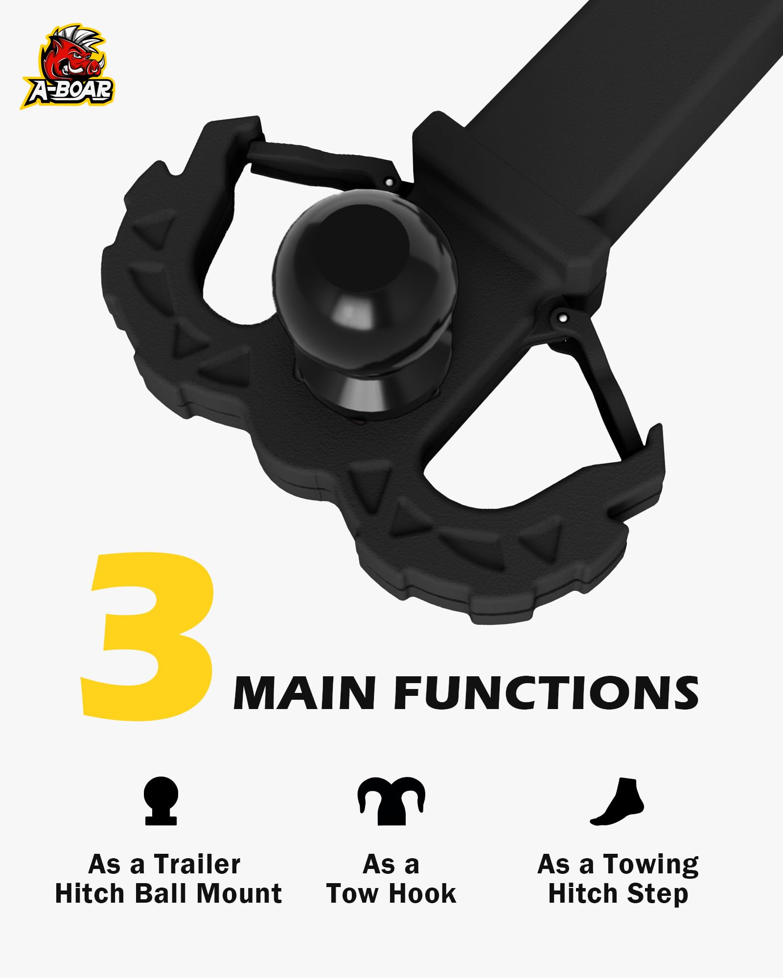 A-BOAR Hitch Step for 2