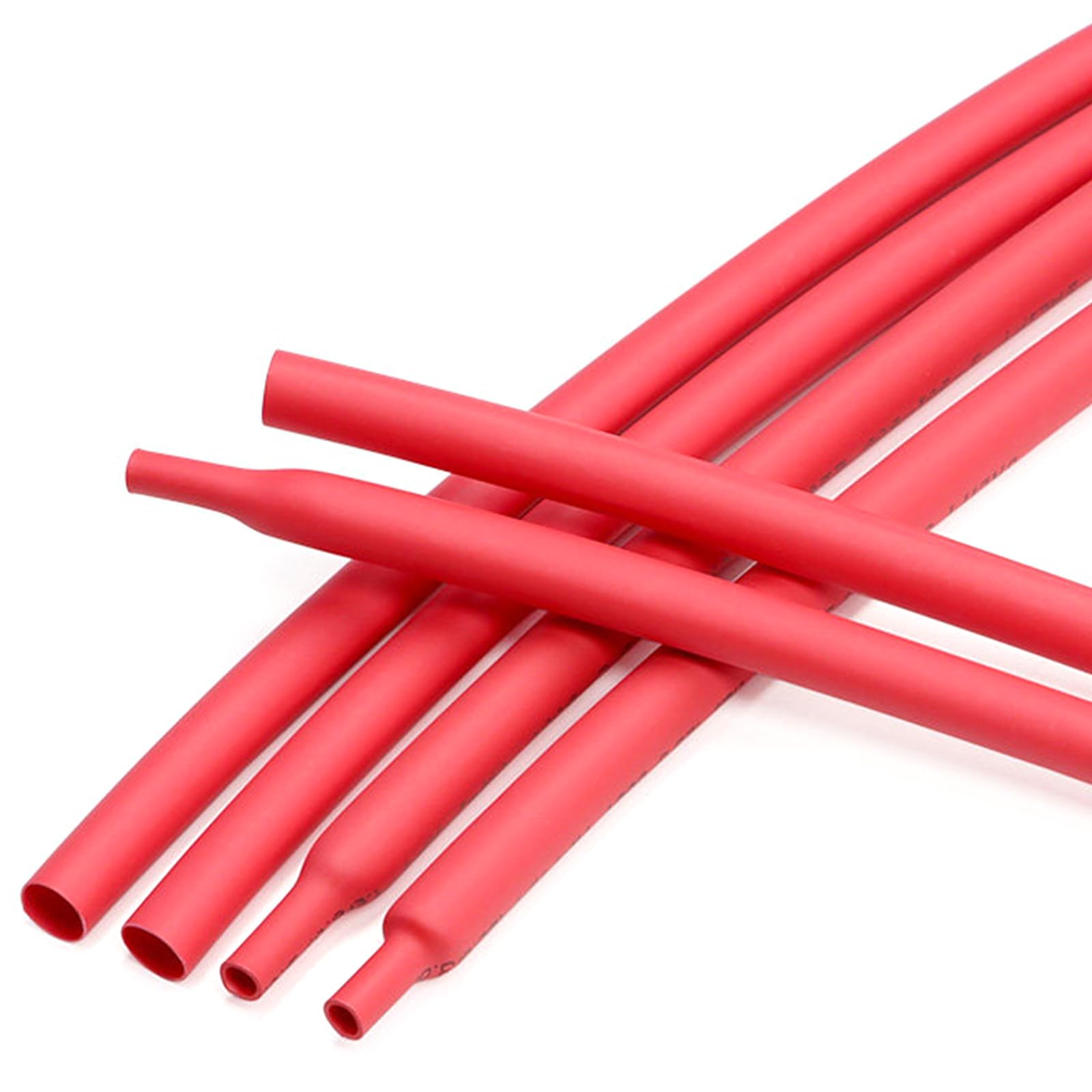 UpGBRF PE Heat Shrink Tubing Cable Shrink Tubing Wrap Tube 2:1 Shrink Ratio for Cable Sheathing,3.5Mm Diameter,Red