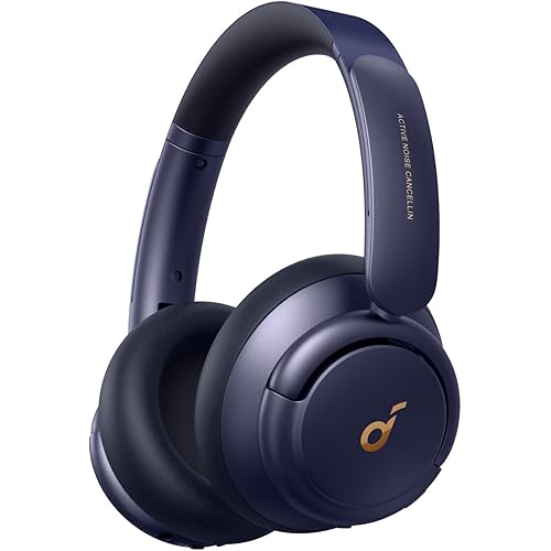 soundcore Life Q30 by Anker, Hybrid Active Noise Cancelling Headphones with Multiple Modes, Hi-Res Sound, Custom EQ via App, 50H Playtime, Comfortable Fit, Bluetooth, Multipoint Connection