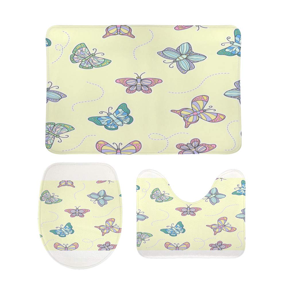 Tapis de salle de bain 3 pièces pour sécuriser vos sols humides