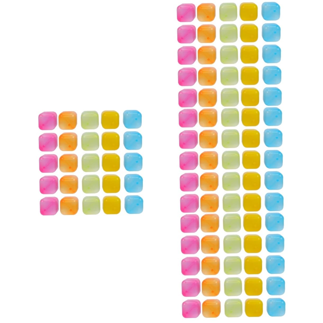 Ciieeo Lot de 4 Petits Plateaux Cubiques en Plastique Robuste pour Congélation Rapide (Pièces X 4)