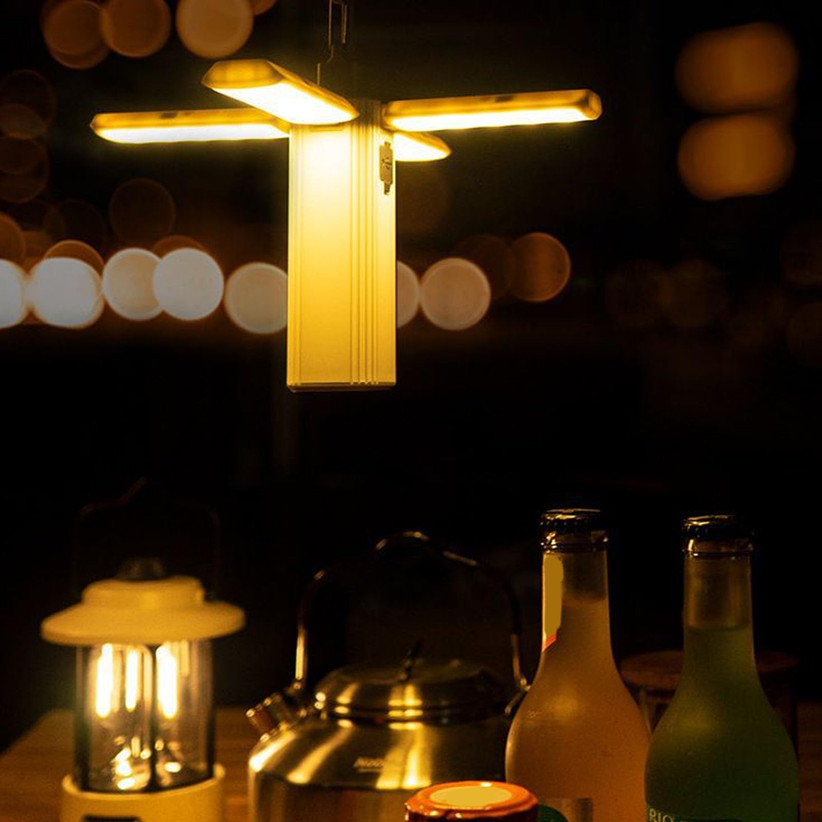Oziral Lampe de camping 4 en 1 LED avec ventilateur rechargeable USB Lampe de camping Lanterne 4 niveaux de luminosité Lampe de tente portable pour camping en plein air Lumière de secours Oziral Lampe de camping 4 en 1 LED avec ventilateur rechargeable USB Lampe de camping Lanterne 4 niveaux de luminosité Lampe de tente portable pour camping en plein air Lumière de secours