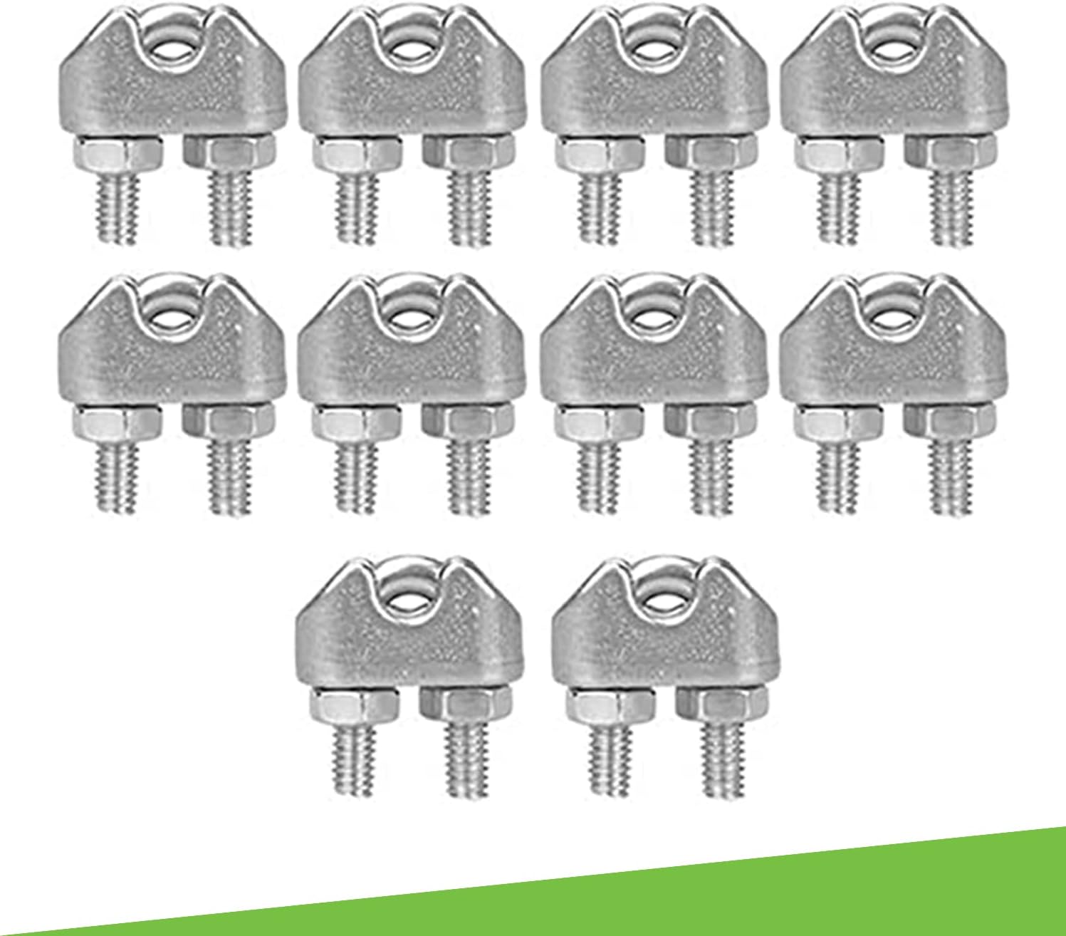 Kit 12 Tendifilo Per Bucato - Morsetti E Tenditori In Acciaio Zincato Per Cavi Da 5mm, Made In Italy - Foto 13