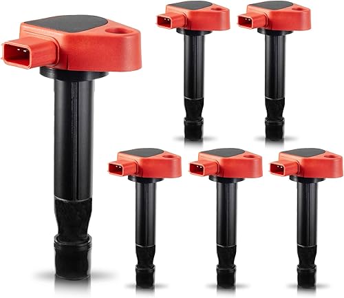 ENA Juego de 6 bobinas de encendido directo compatibles con Honda Acura Accord Civic Odyssey Pilot MDX RL TL CL EL de repuesto para UF242 GN10168
