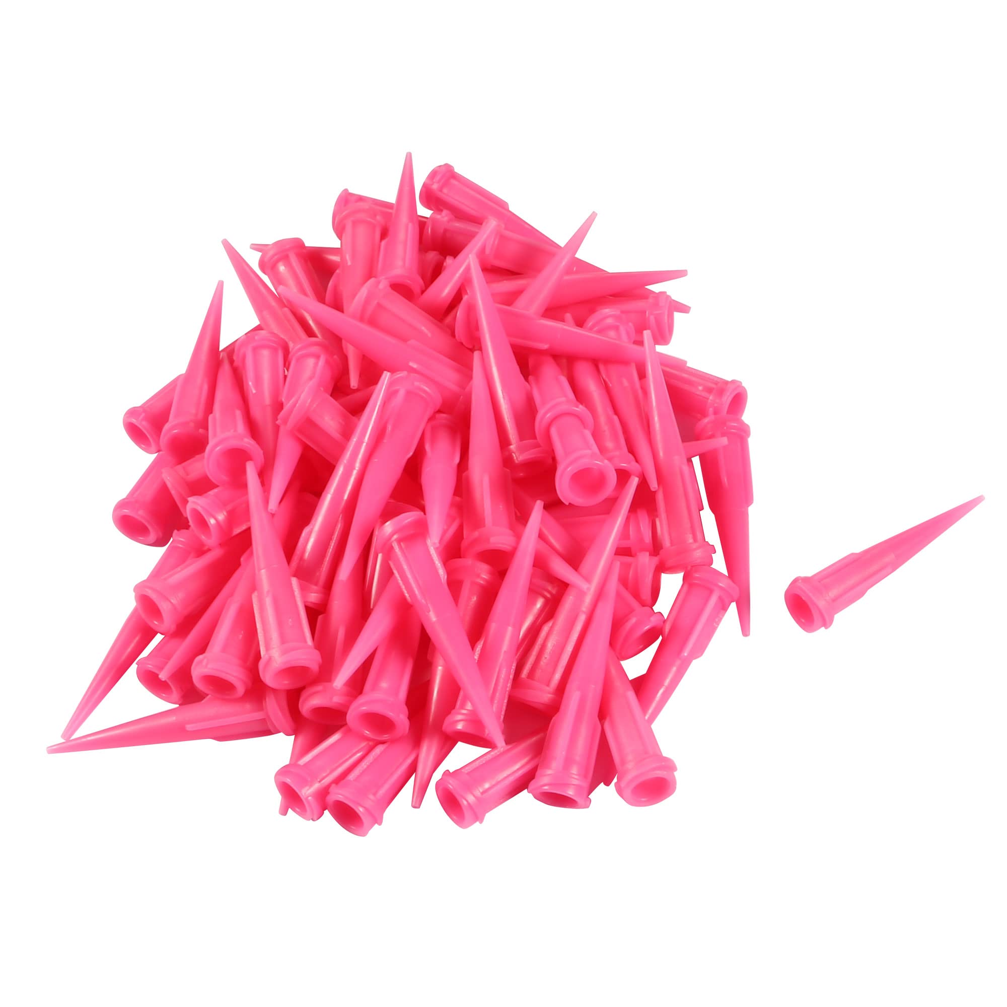 10 szt. różowy plastik zwężana głowica igła klej płynna igła dozująca końcówki DE de