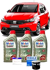 Kit Troca Oleo 0w20 + Filtro Fiat Argo 1.0 Firefly 2017 A 2024