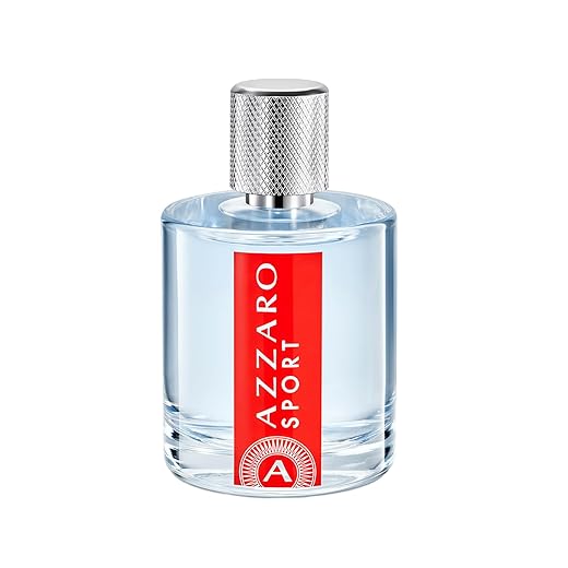 Azzaro, Azzaro Sport, Perfume Masculino, Fragrância Fougère Fresca com Notas de Grapefruit e Sândalo, Eau de Toilette com Fixação Equilibrada, Ideal para Pré-treino e Pós-treino, 100ml