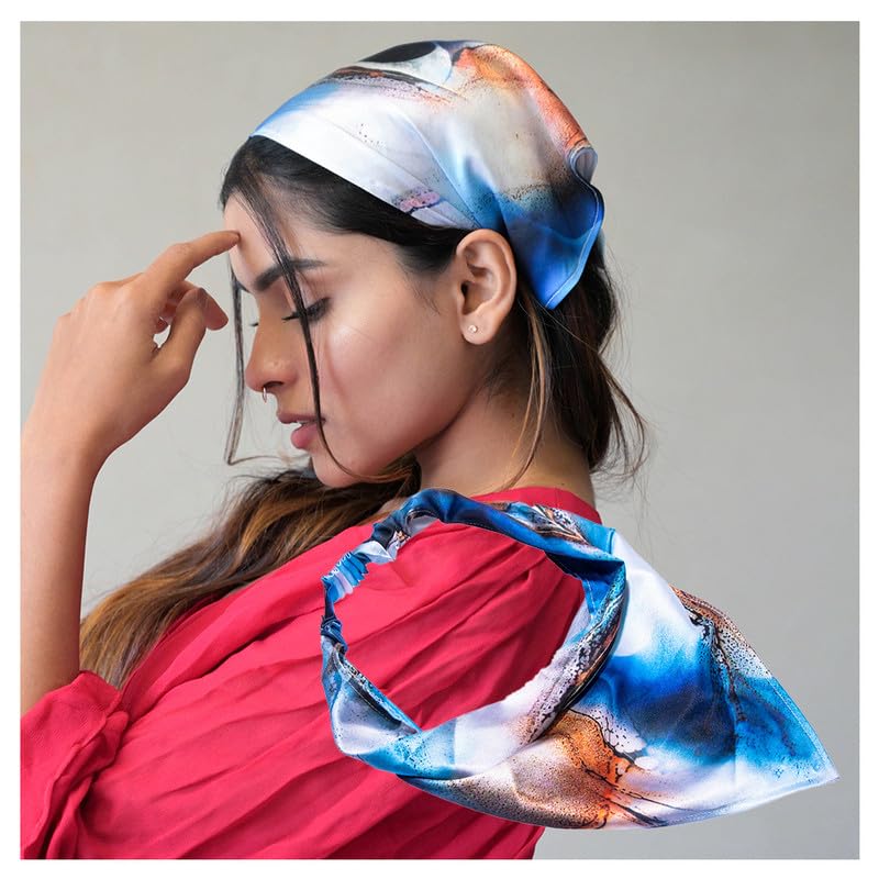 See full amazon price history chart for Hair Drama Co. Abstract Patterned Bandana Printed Women Elastic Scrunchies Hair Bands Retro Hair Ties Scarf Rubber Band Hair Accessories for Women & Girls - Blue Hair Drama Co. Abstract Patterned Bandana Printed Women Elastic Scrunchies Hair Bands Retro Hair Ties Scarf Rubber Band Hair Accessories for Women & Girls - Blue (B0B1J97XBB) Amazon Price History, Amazon Price Tracker
