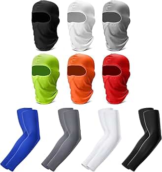 Finvizo 4 Pairs Arm Sleeves for Men Women and 6 Pack