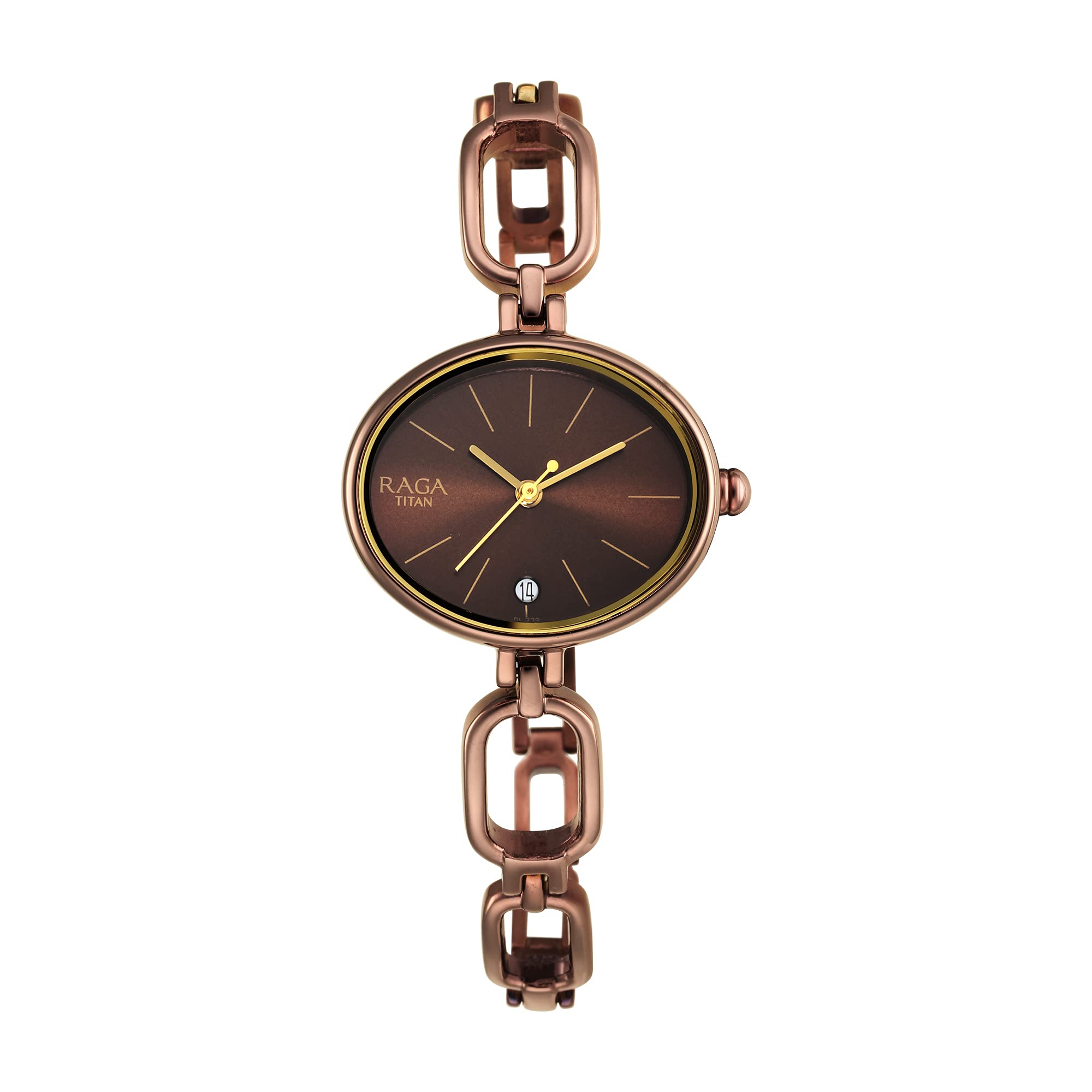 Titan Women Brass Analog Brown Dial Watch-Np2667Qm01/Np2667Qm01, Band Color-Brown (B09GYMQN3W) Amazon Price History, Amazon Price Tracker