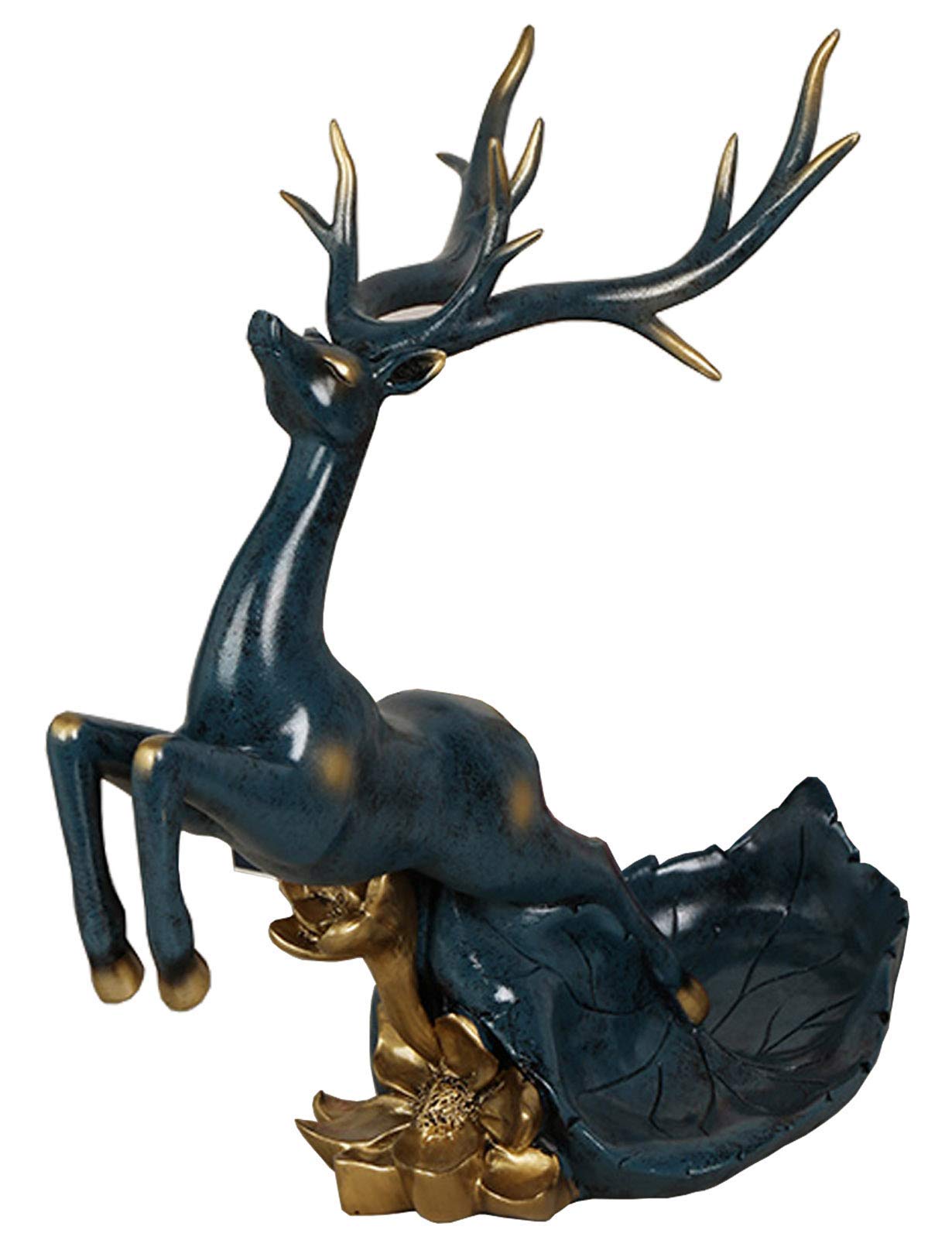 Figurines de type cerf or de table pour célébrer l'art de vivre et le vin