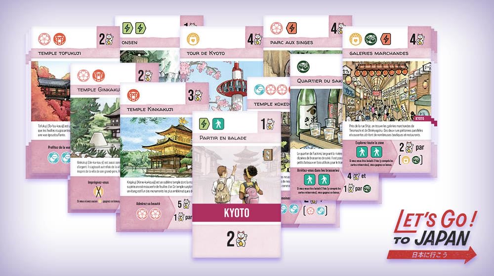 Don't Panic Games | Let's Go ! to Japan | Jeu de société | À partir de 10 Ans | 1 à 4 Joueurs | 45 Minutes | Version Française