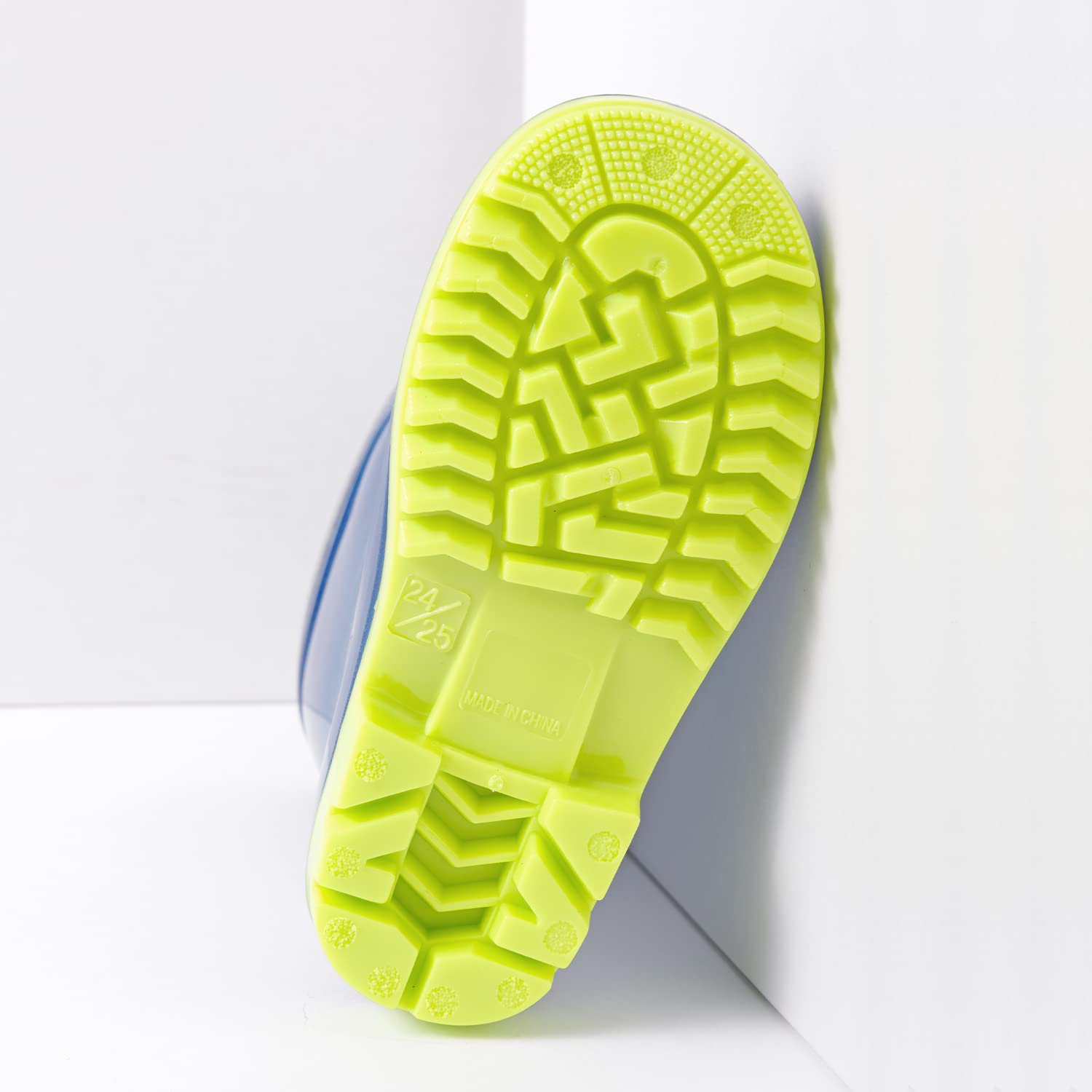 PERLETTI Gummistiefel Reflektierend Kleinkind Jungen 3 4 5 6 Jahre - Bunte Regenstiefel Stiefeletten Wasserdicht Kinder