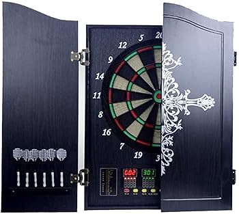 ダーツボード❤️ 電子 ソフトダーツ用 自動採点 4つのLEDディスプレイ Amazon | VastElement ダーツボード 電子 ソフトダーツ用 自動