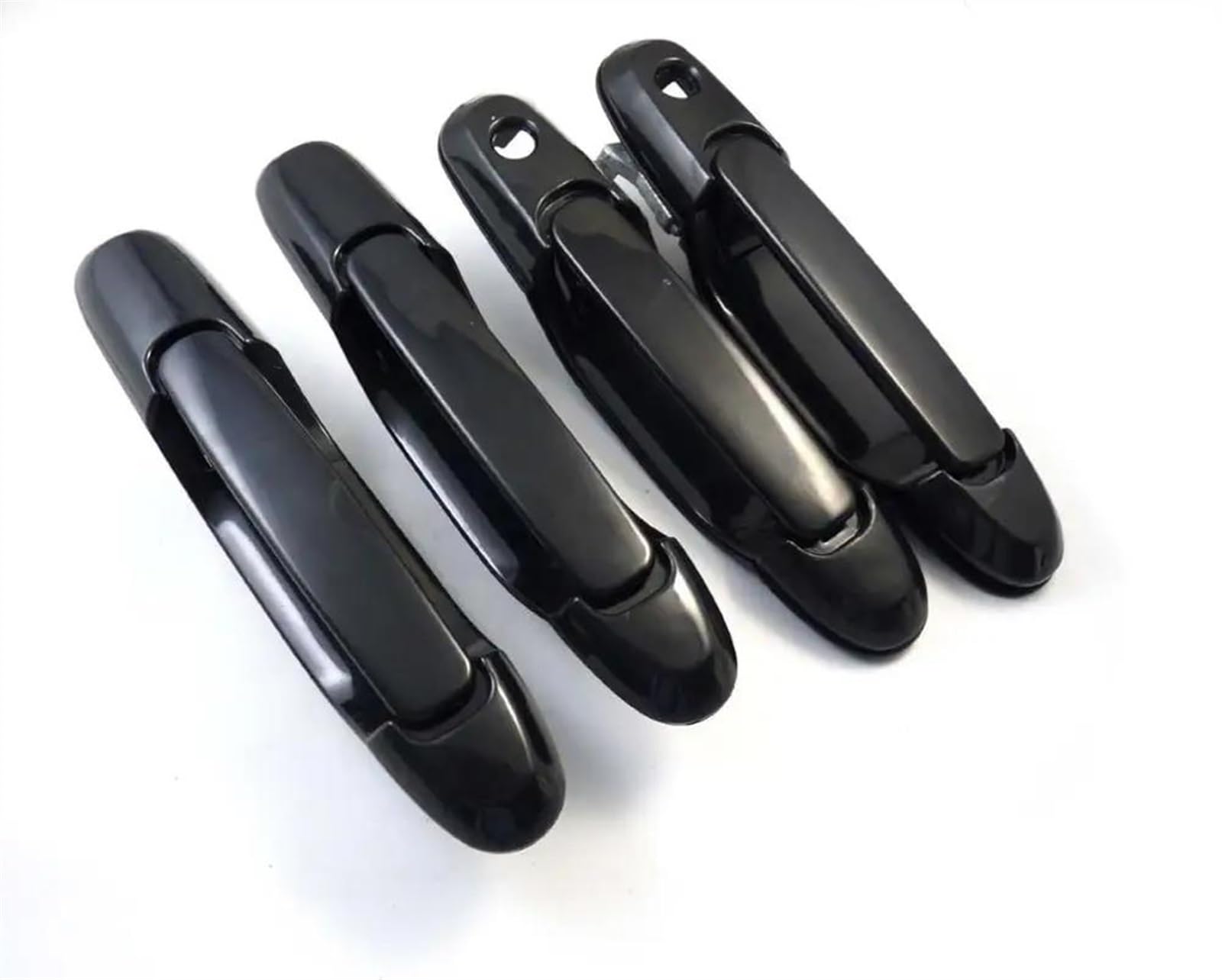 POQWERIQ Front Rear Left Right Car Outside Door Handle for Toyota for Sienna 1998 1999 2000 2001 2002 2003