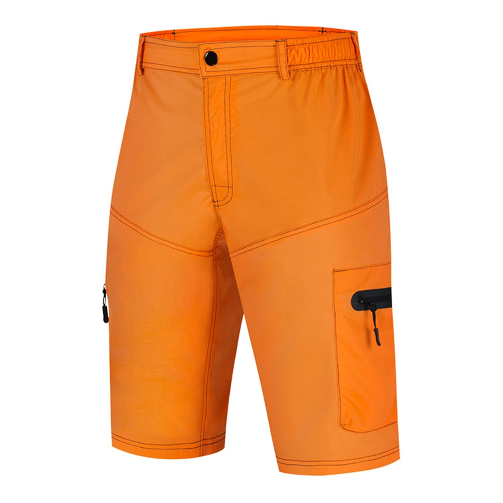 Szorty rowerowe Spodenki MTB dla mężczyzn Baggy Shorts Spodenki rowerowe Szybkoschnące spodenki do rowerów górskich do biegania na świeżym powietrzu Trening na siłowni z kieszeniami na zamek błyskawiczny (kolor: B, rozmiar: D (XL))