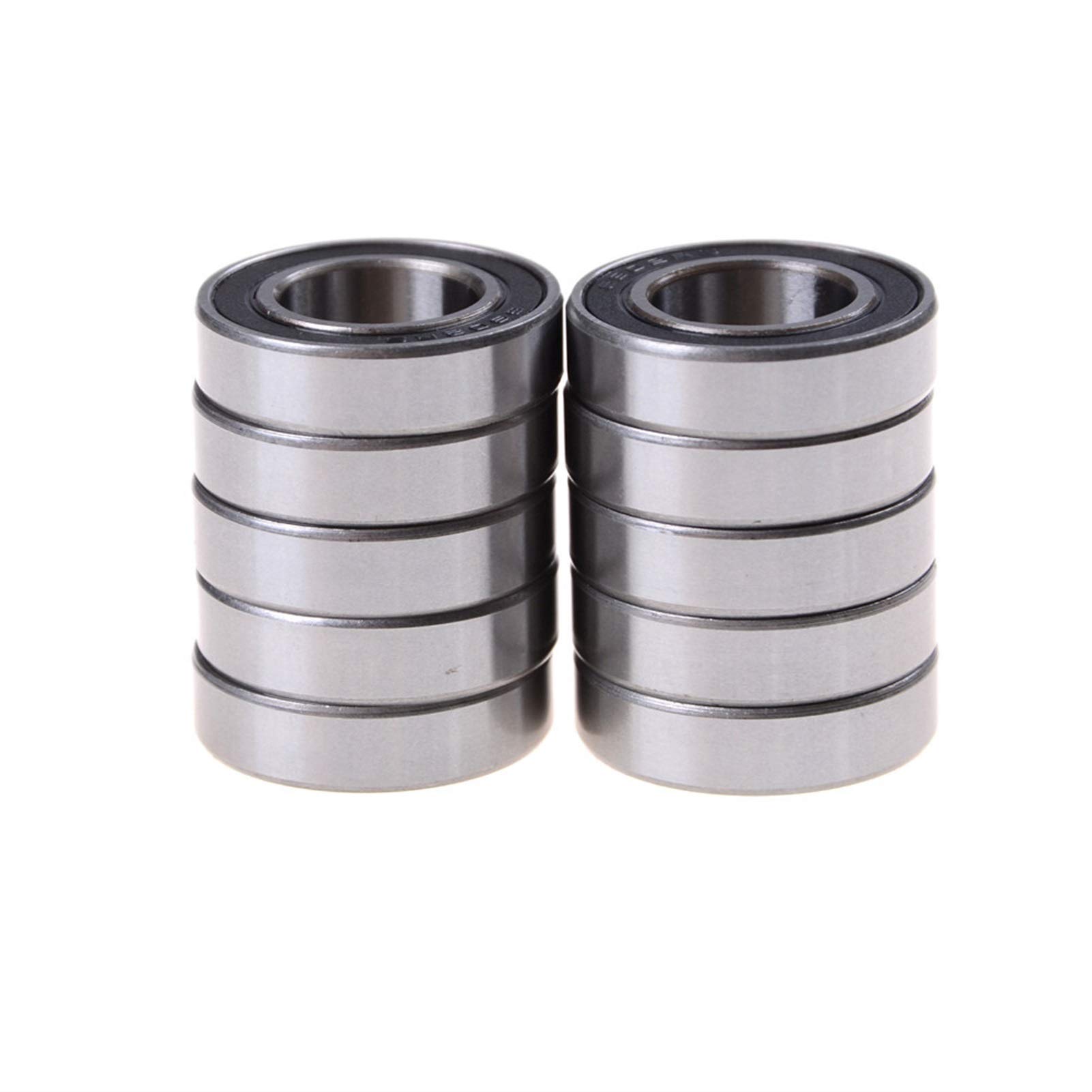 HYUJNAFZR 10pcs Groove Bearing, Type 6902-2RS, Mainly Used for Rail Linear Motion System, 3D Printer Parts, Industrial Automation Equipment, Etc