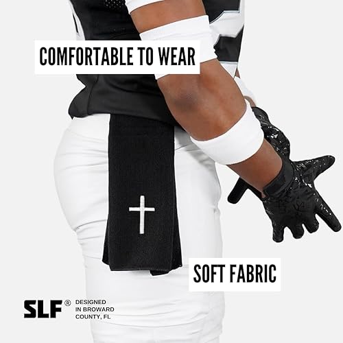 Miniatura 2 de SLEEFS Toalla de fútbol  Toalla de algodón QB de quarterback para el campo de fútbol  Cierre de gancho y bucle biplegable  Toalla deportiva fina