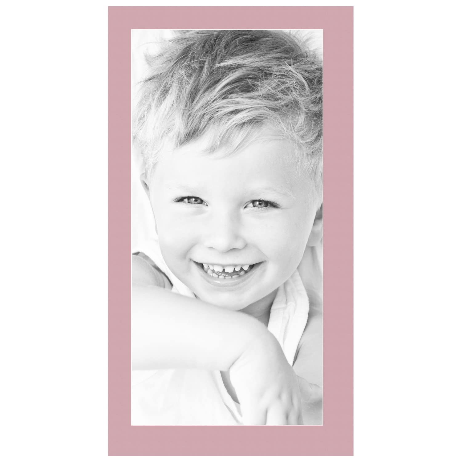 14x29 Soft Pink / Seashell Custom Mat for Picture Frame with 10x25 opening size (Mat Only, Frame NOT Included)