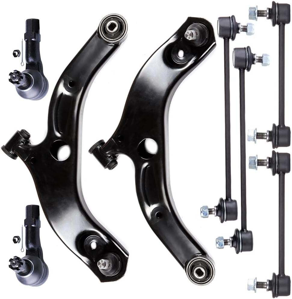 ASAPE Front Control Arm And Ball Joint Tie Rod Suspension Kit Replacement for 2001-2003 for Mazda Protege 2002-2003 for Mazda Protege5-8PCS Set