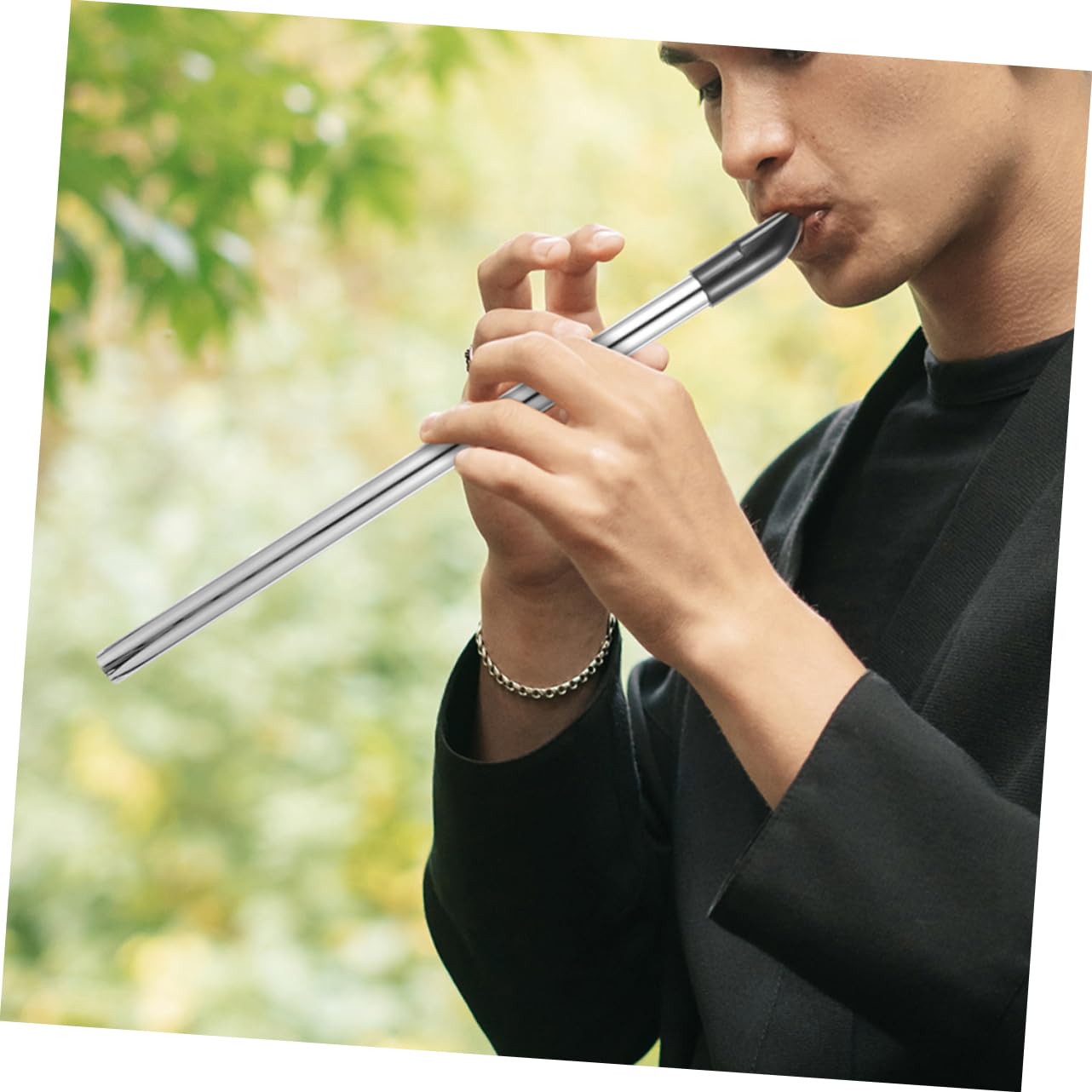 Wakauto Soprano Recorder in d Key for Boys and Girls Irish Flute Instrument Metal Recorder for Children