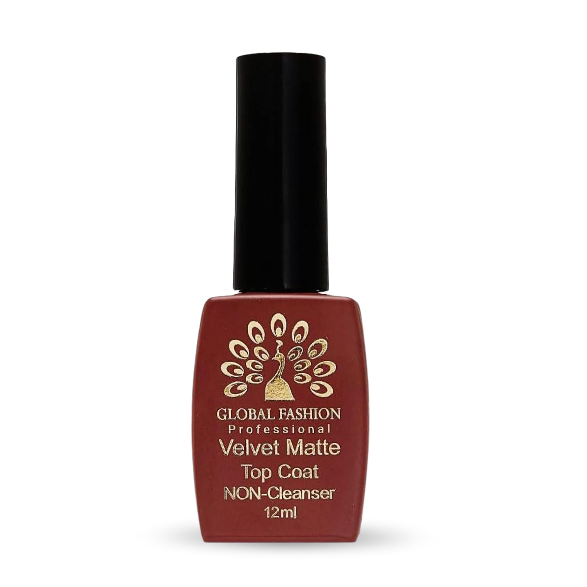 Global Fashion Non-Wipe halal nail polish | Salon-Quality, Long-Lasting Nails - Shine-Free, Chip-Resistant Finish nail care top coat nail, Matte Velvet Top Coat (Velvet Matte Top Coat, 12ml)