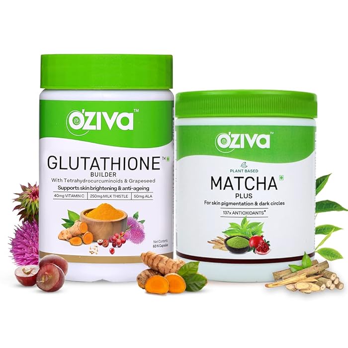 Buy OZiva Glutathione Builder (with ALA, Skin Vitamins & Selenium for