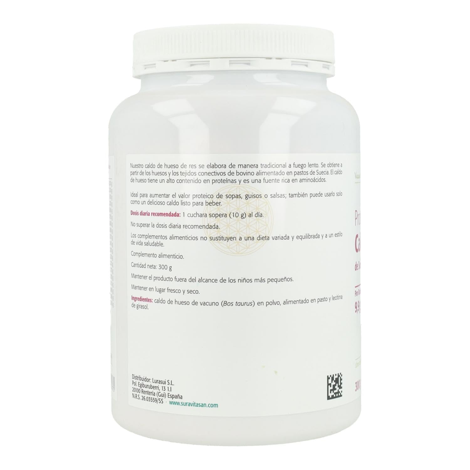 Pack 2x Proteína de caldo de hueso, Sura Vitasan, 300 g