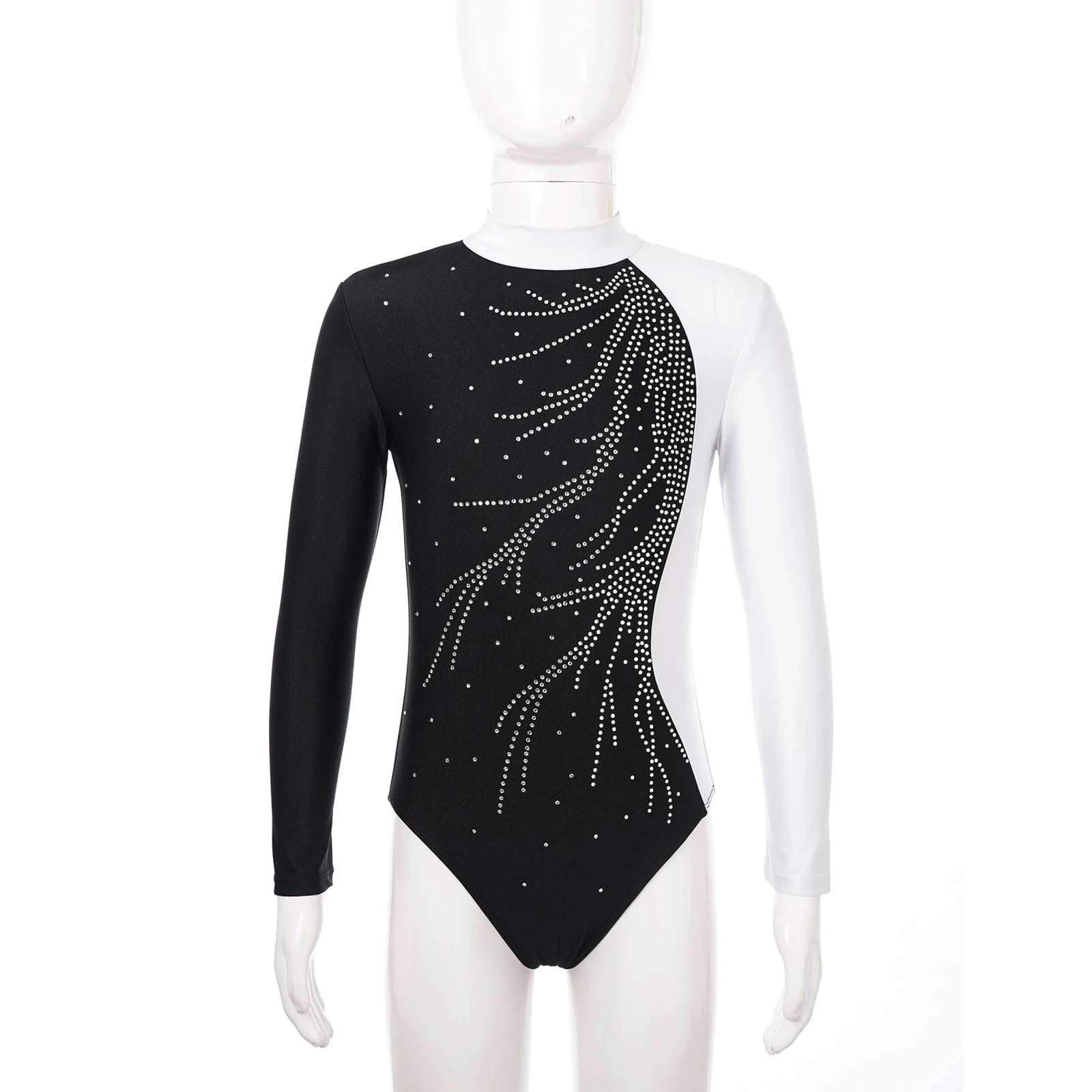Maillots de Gimnasia Mono de Leotardo de Gimnasia for niñas para Niña (Color : Rose, Size : 14)