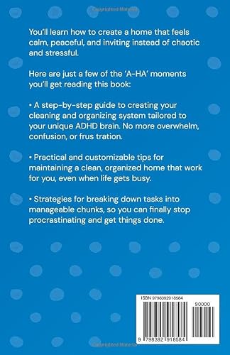 ADHD Organization and Cleaning: Simple Solutions To Quickly Get Organized, Stay Organized Long Term, and Make Cleaning With ADHD Easier (Thriving With ADHD) - Thumbnail 2