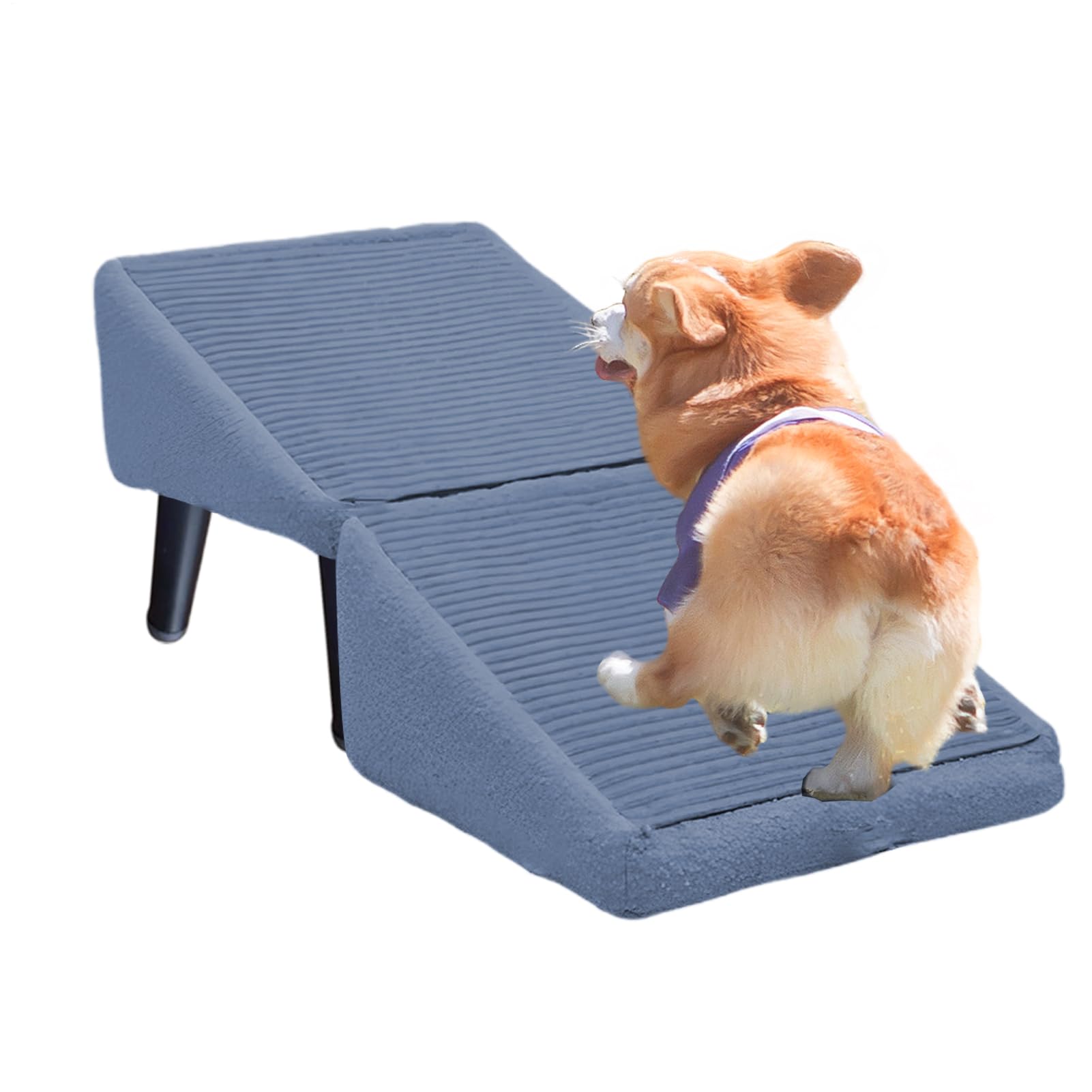 Rampa Per Divano Per Cani, Scaletta Antiscivolo Per Cani, Gradini Pieghevoli Per Letto, Scale E Gradini Portatili Multifunzionali Per Animali Domestici, Rampa Poggiapiedi 2 In 1, Per Cane E Gatti