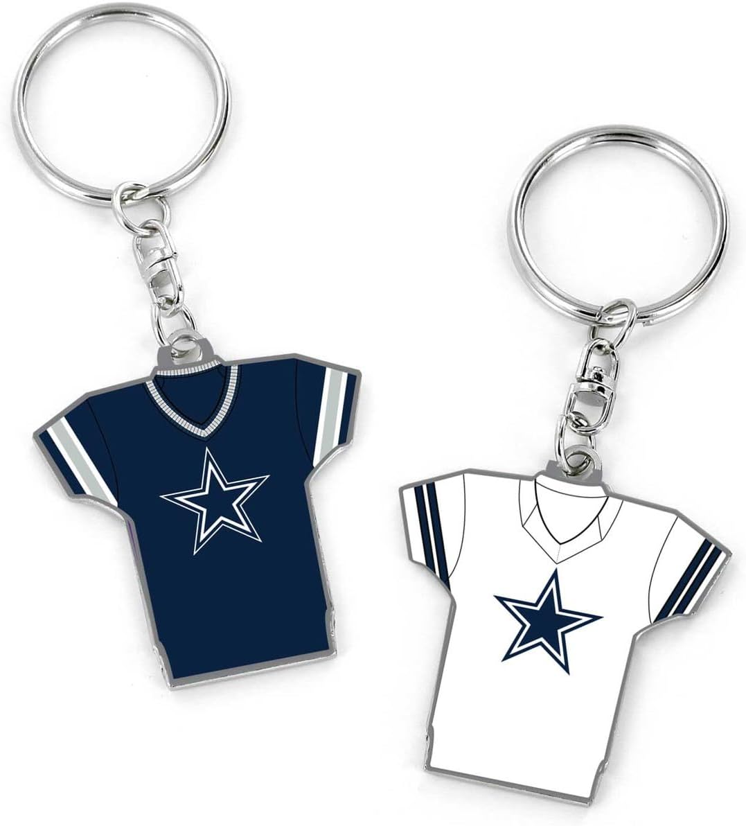 aminco NFL unisex-adult Reversible Home/Away Jersey Keychain
