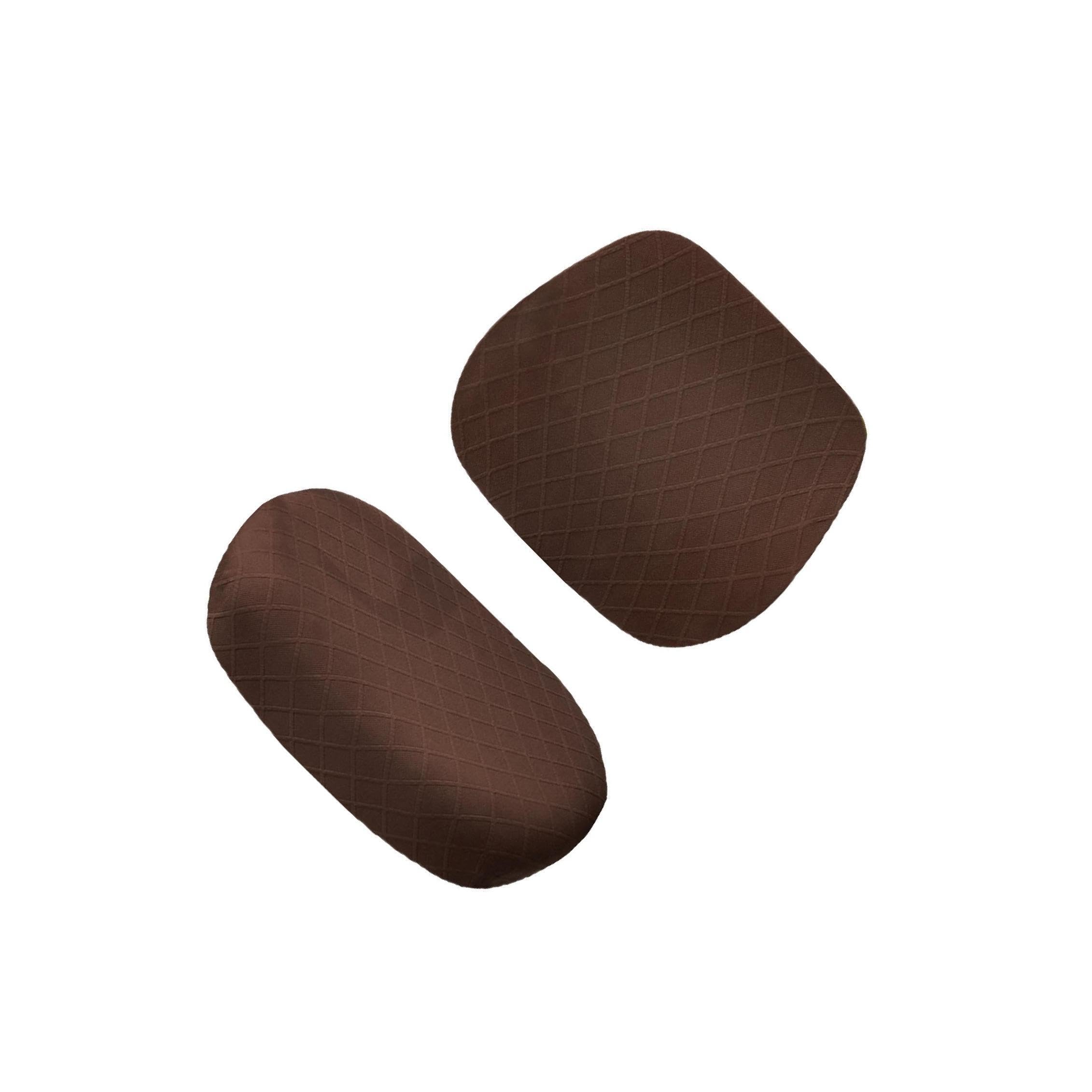 ALCXAZS Elegant Stretchable Seat Cover Slipcovers Offers Fit For Any Desk Chair Providing Stylish Scratches Desk Chair Seat Cover Office Cushion, Coffee