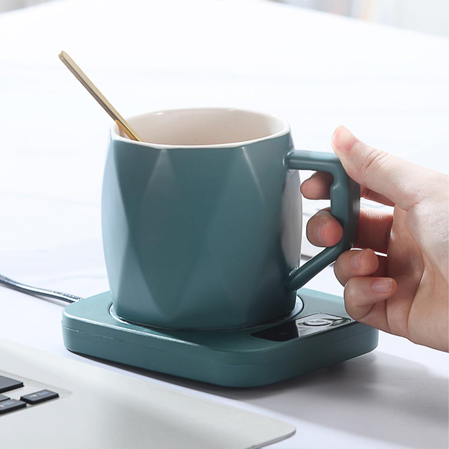 PAR - Chauffe-tasses USB Intelligent Avec Chargement Fil Pour La Maison
