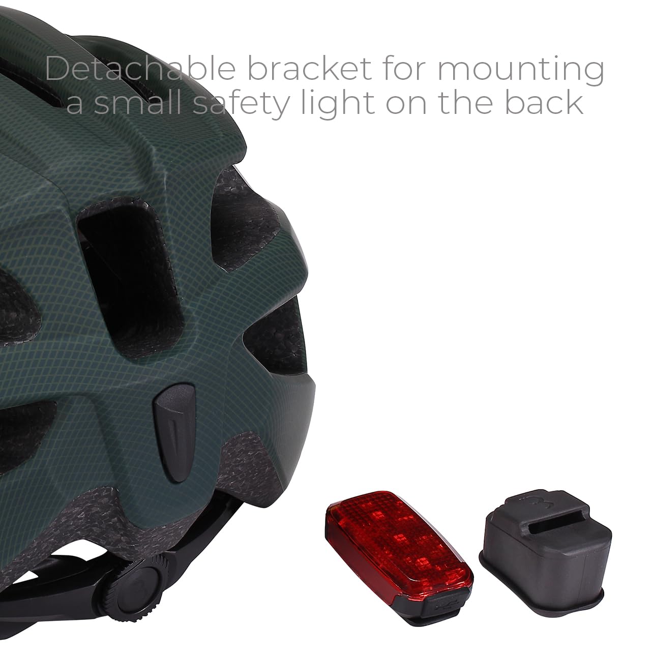 BBB Cycling Dune 2.0 BHE-22T - Casco da bici per adulti con visiera rimovibile e borsa da viaggio