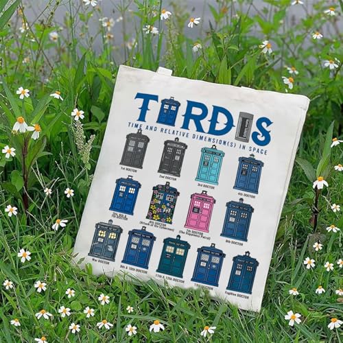 Bolso Tote de lona Policeman Box para fans de Doctor Who miniatura 7