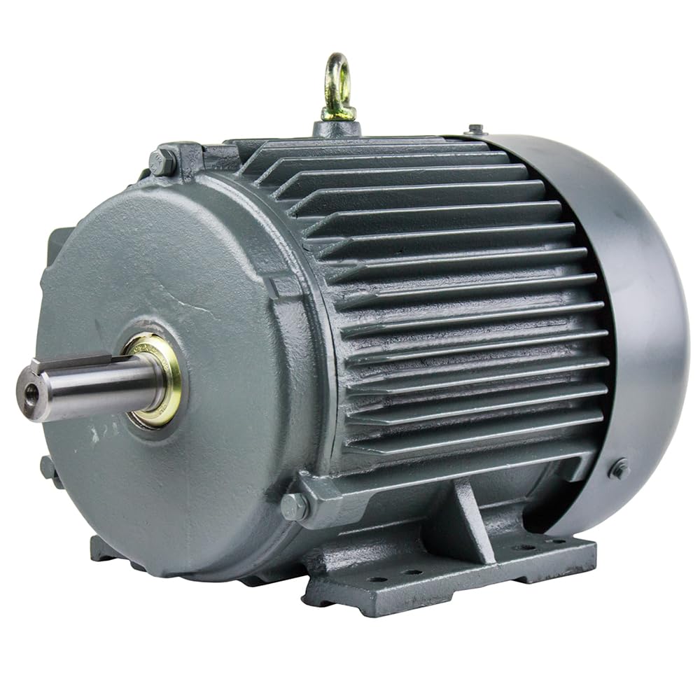 WorldWide Electric Corporation Worldwide Electric Motor PEWWE5-36-184T, PREM EFF, TEFC, Rigid, 3 PH, 184T, 208-230/460V, 6 FLA