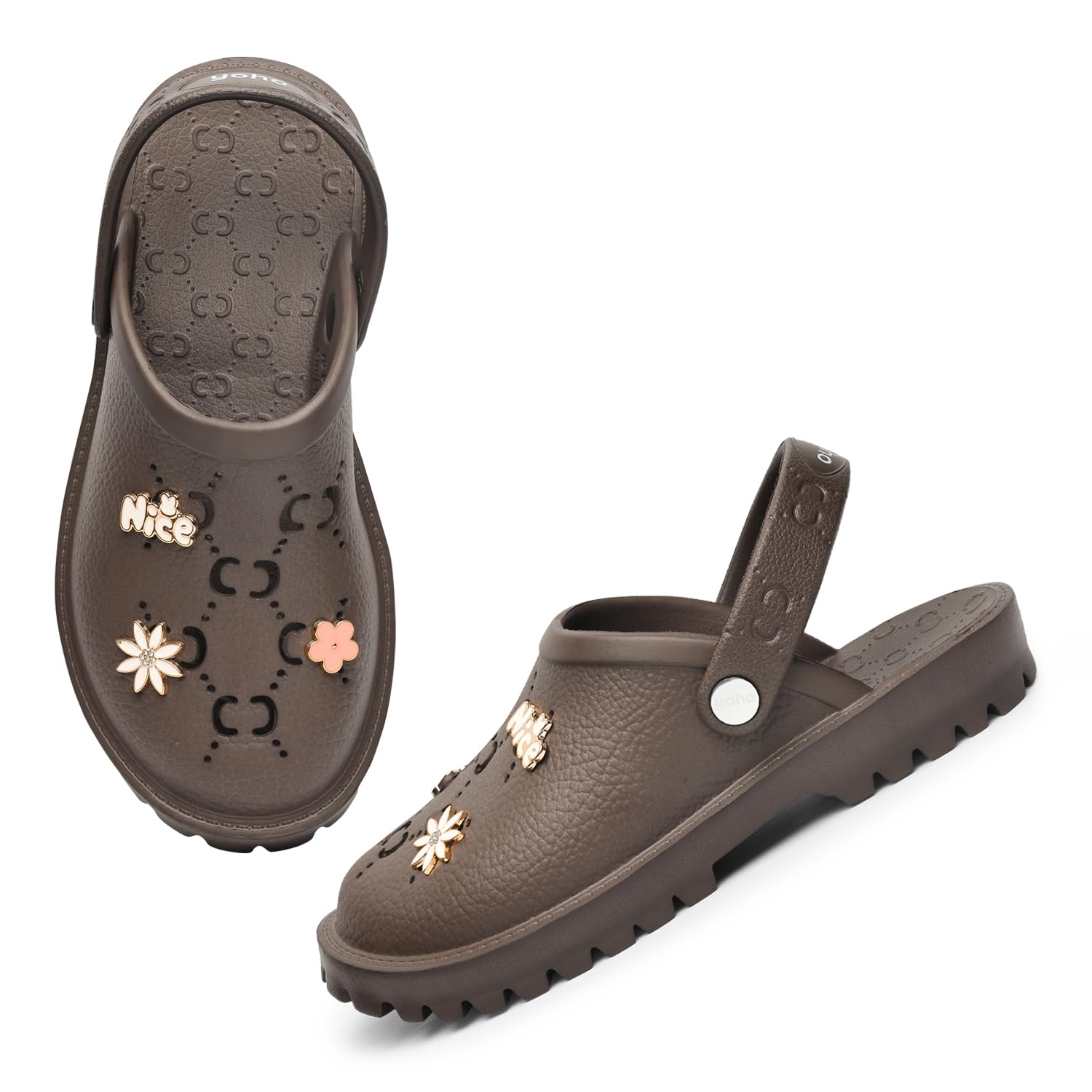 yoho Women's Clogs Mimo with Charms | Lightweight, Soft on Skin, Comfortable & Waterproof Sandals | Everyday Use Footwear for Ladies & Girls-picture-24