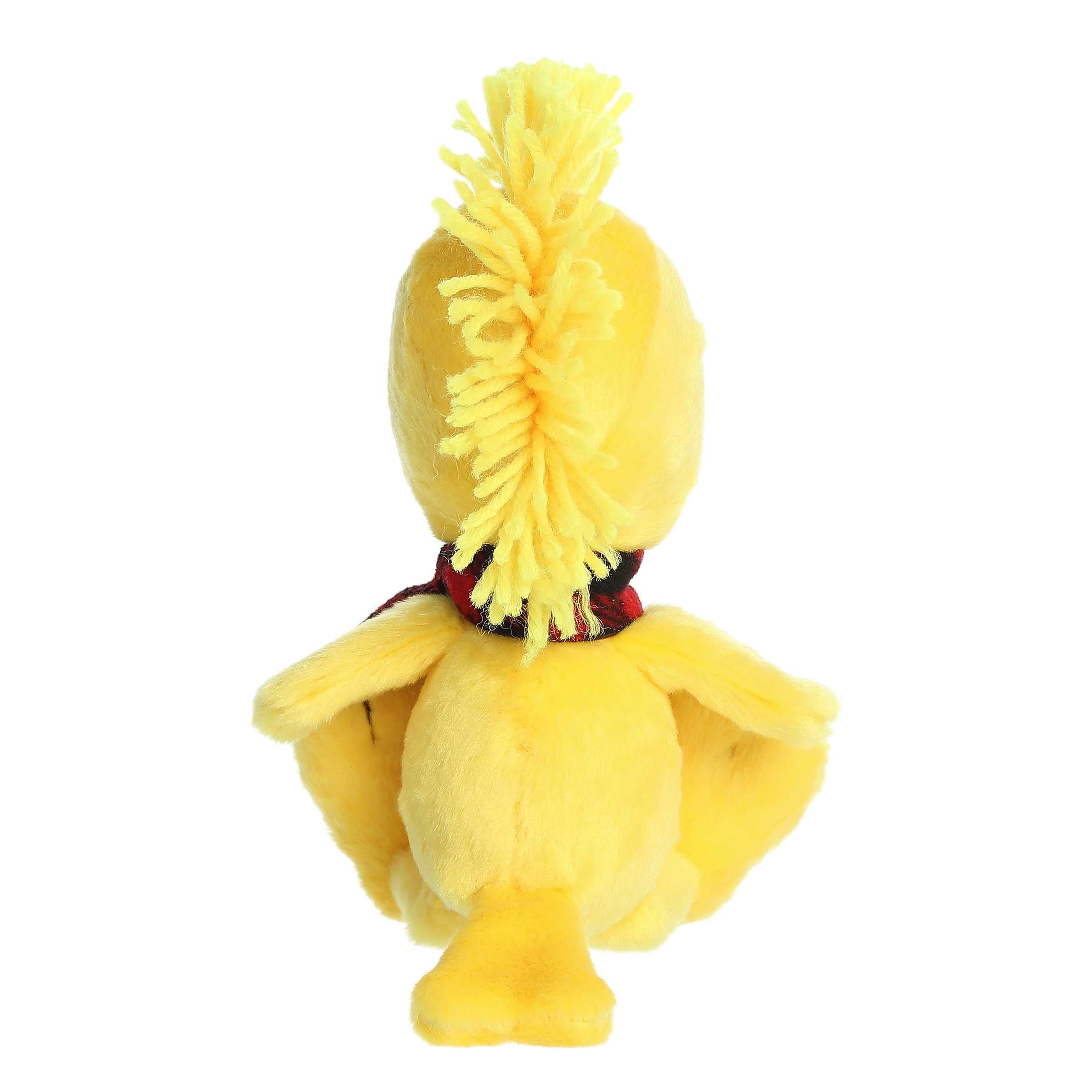 Aurora(r) Festive Peanuts(r) Winter Plaid Woodstock Stuffed Animal - Classic Characters - Lasting Memories - Yellow 6 Inches - Image 4