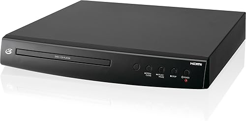 GPX D200B reproductor de DVD con control remoto y escanéo progresivo de 2 canales, Negro), DH300B