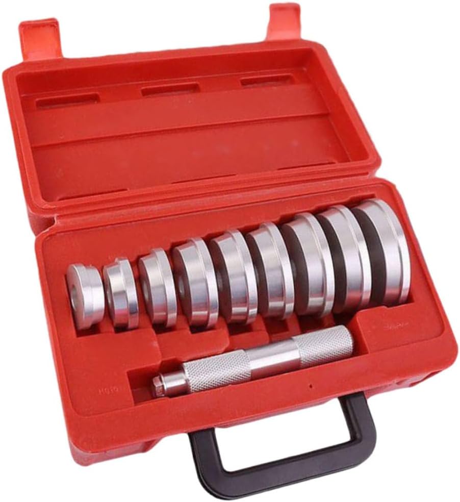 Cabilock 10pcs Aluminum Axle Bushing Removal Tool Bearing Removal Tool Axle Seal Bushing Driver Wheel Bearing