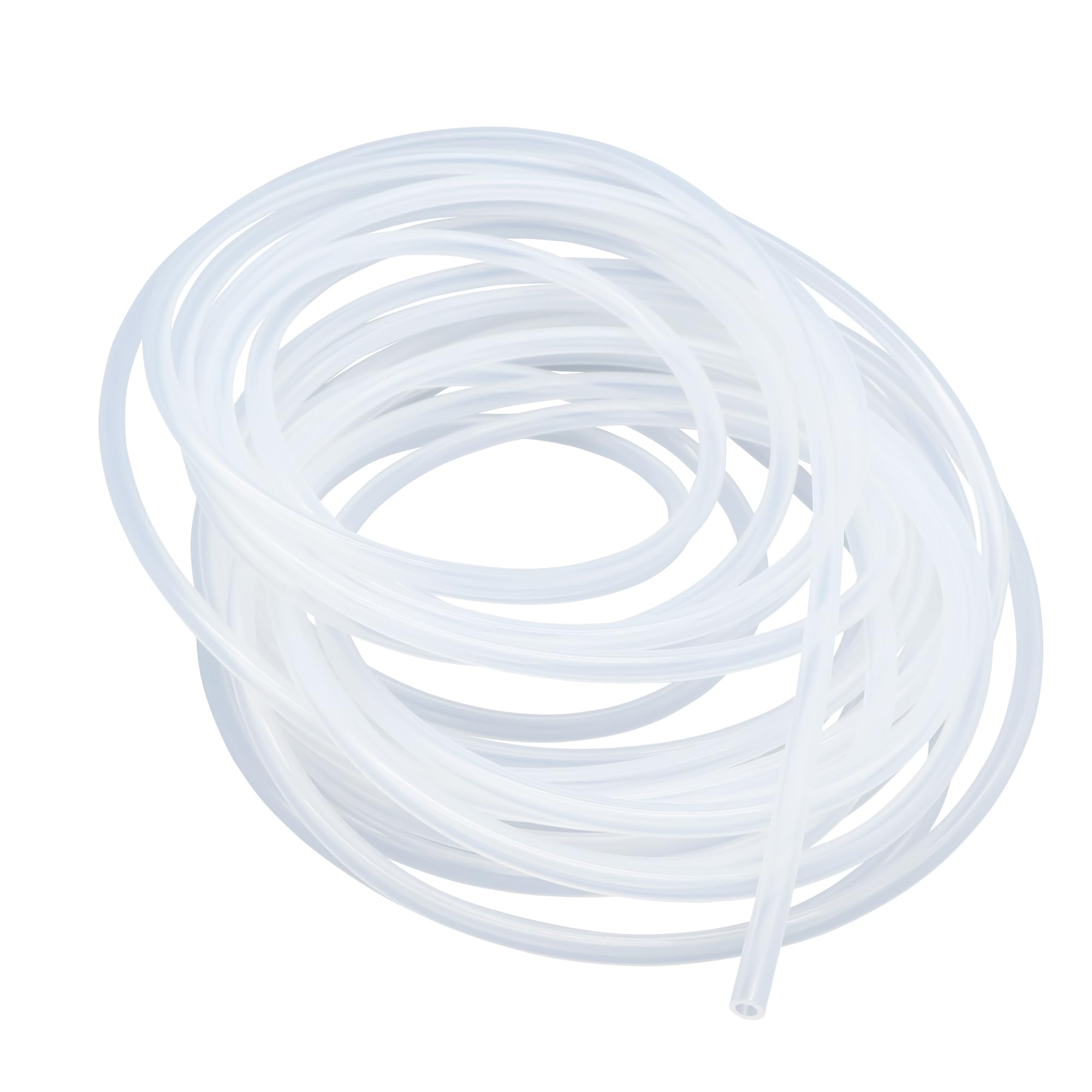 LAVMHAB Silicone Tubing Food Grade Hoses 8mm ID x 10mm OD 8m (26.2ft), Flexible Silicone Rubber Tubes Water Air Pipes